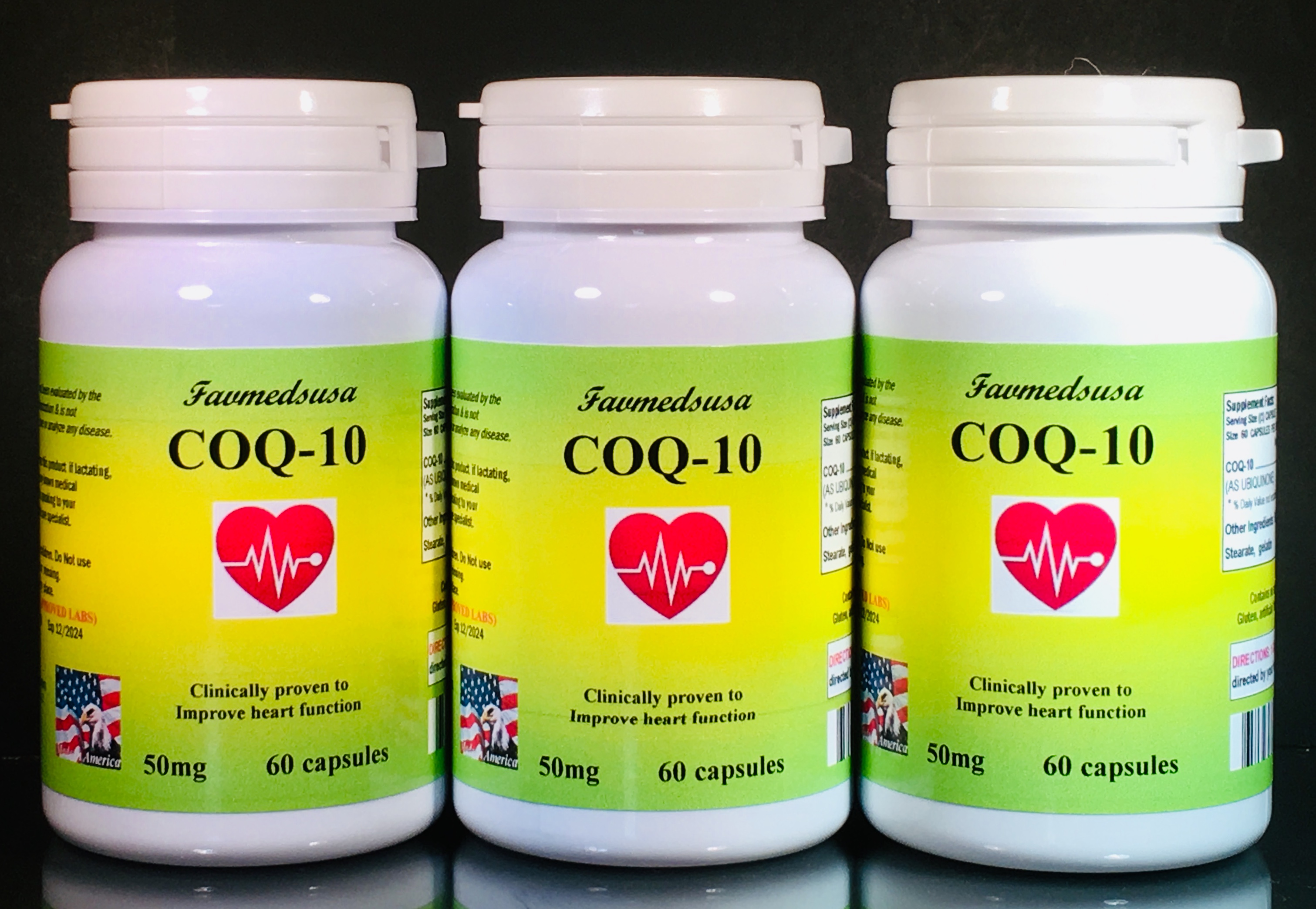 CoQ-10 50mg - 180 (3x60) capsules